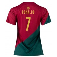 Echipament fotbal Portugalia Cristiano Ronaldo #7 Tricou Acasa Mondial 2022 pentru femei maneca scurta